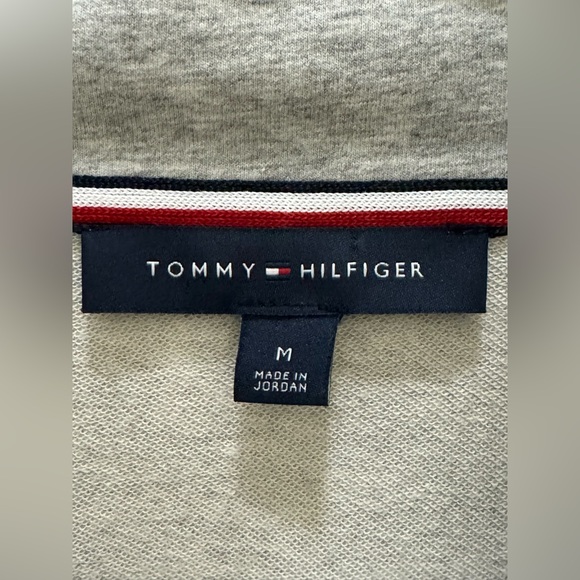 TOMMY HILFIGER MILITARY JACKET GREY SIZE M c7 - Picture 6 of 6
